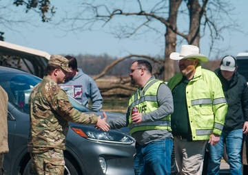 Arkansas Guardsmen Support Local Authorities After Tornadoes