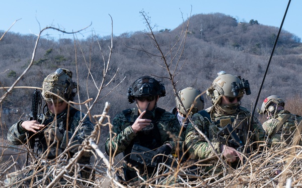 U.S. and ROK special operations forces conduct routine combined training during exercise Freedom Shield 2025
