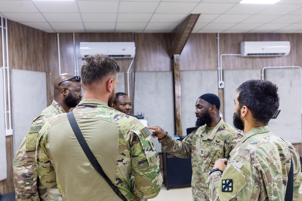 TF Nighthawk Chaplain leads Jumu'ah Mubarak