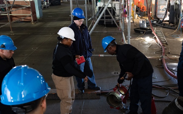 USS Bataan conducts general quarters drill