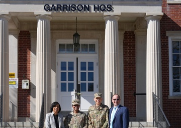 Sen. Angela Alsobrooks visits Fort Meade