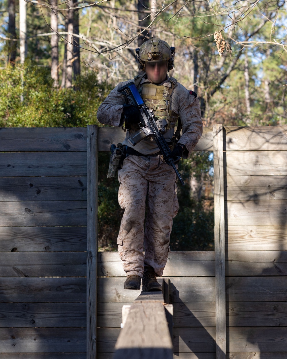 U.S. Marines conduct a Stress Shoot during ITC