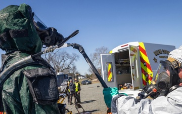 21st WMD-CST trains at Salem County Fire Academy