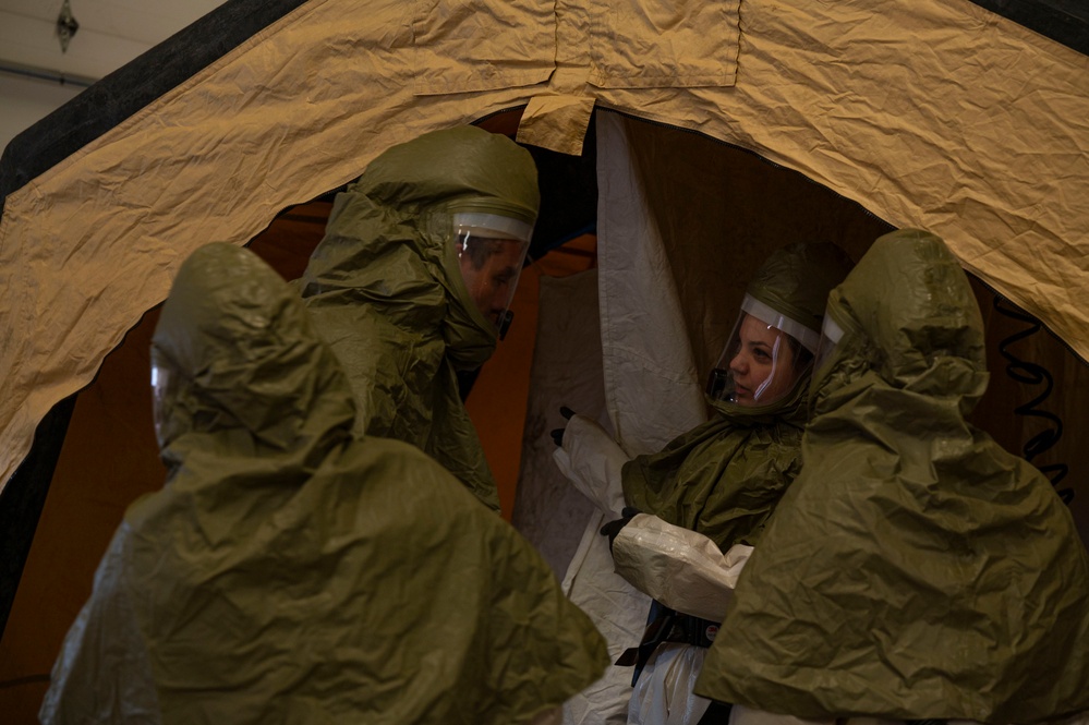 319th Medical Group tests readiness, emergency response during mass casualty exercise