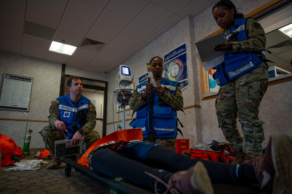 319th Medical Group tests readiness, emergency response during mass casualty exercise