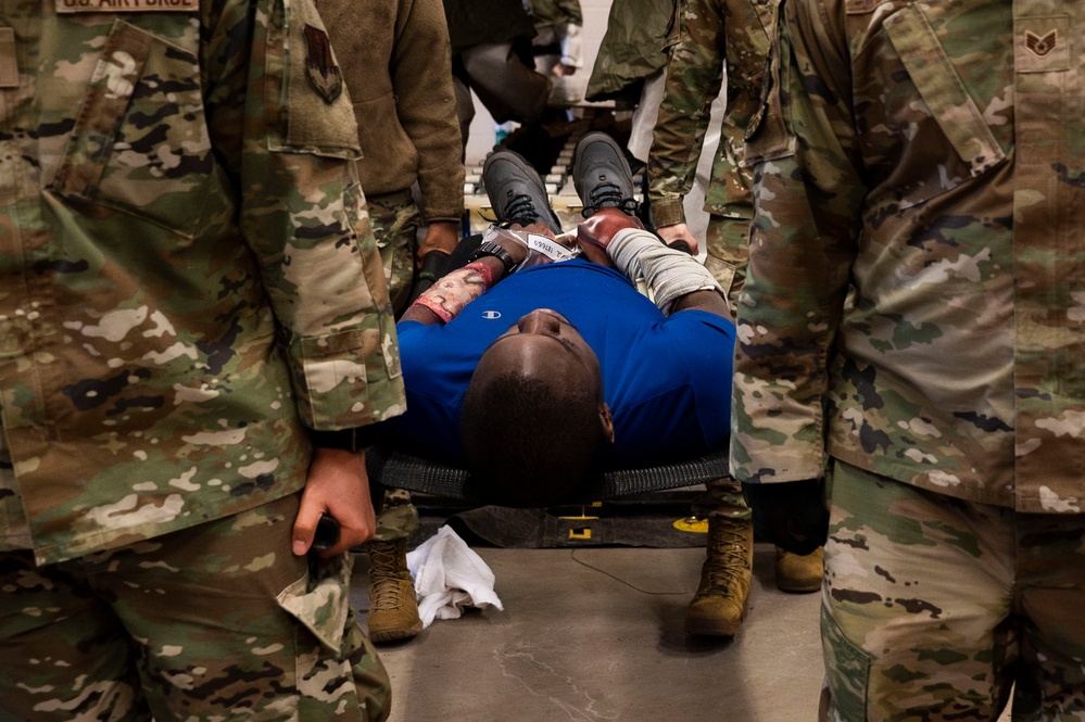 319th Medical Group tests readiness, emergency response during mass casualty exercise