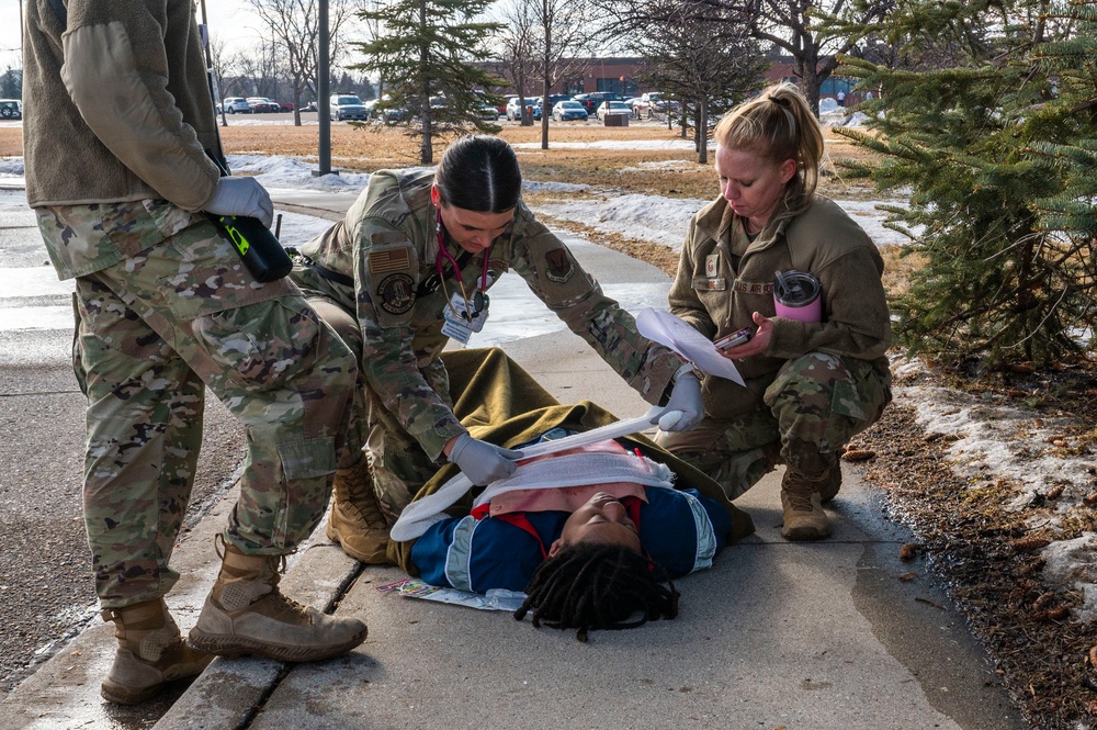 319th Medical Group tests readiness, emergency response during mass casualty exercise