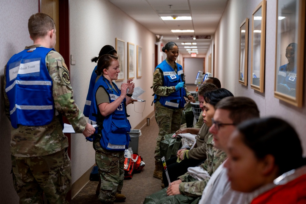 319th Medical Group tests readiness, emergency response during mass casualty exercise