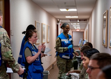 Resource and readiness generals witness B-1 temp bed down progress