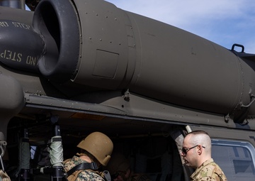 Marines and Indiana National Guard Execute Joint CASEVAC Communication Exercise