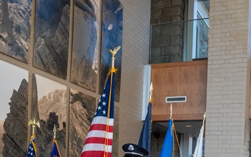 Nevada Veteran's Coalition Honor Guard presents the colors at the Nevada Veterans and Military Day at the Legislature (VAMDAL), March 19, 2025 at the Nevada State Library &amp; Archives in Carson City, Nev.