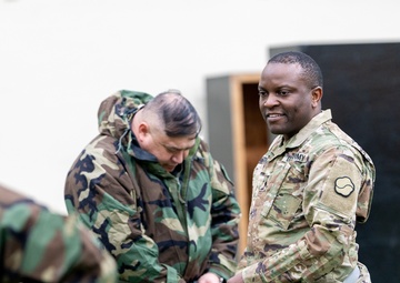 USAMSC-K conducts its annual CBRN training for assigned EECs and MECs to maintain proficiency and confidence in their CBRN equipment.