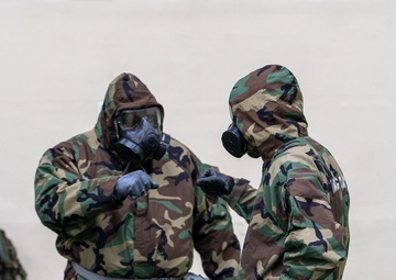USAMSC-K conducts its annual CBRN training for assigned EECs and MECs to maintain proficiency and confidence in their CBRN equipment.