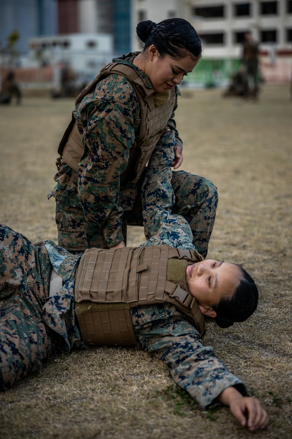12th LAAB Marines Participate in a MCMAP Green Belt Course