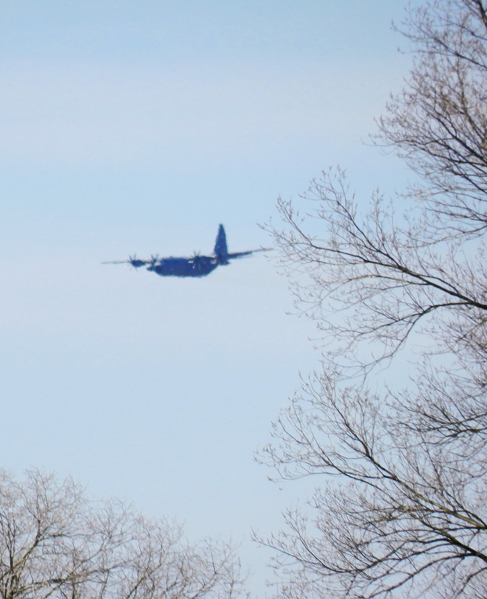 C-130s, crews hold training at Fort McCoy