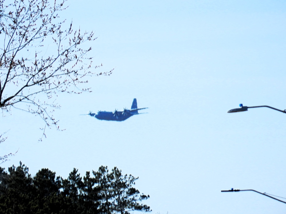 C-130s, crews hold training at Fort McCoy