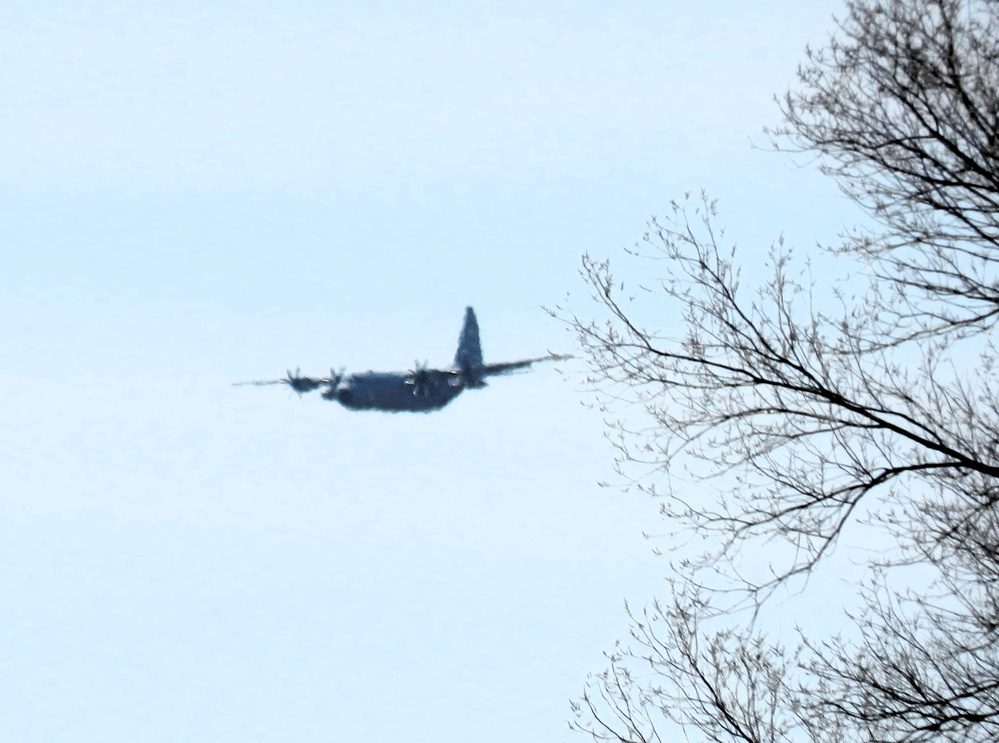 C-130s, crews hold training at Fort McCoy