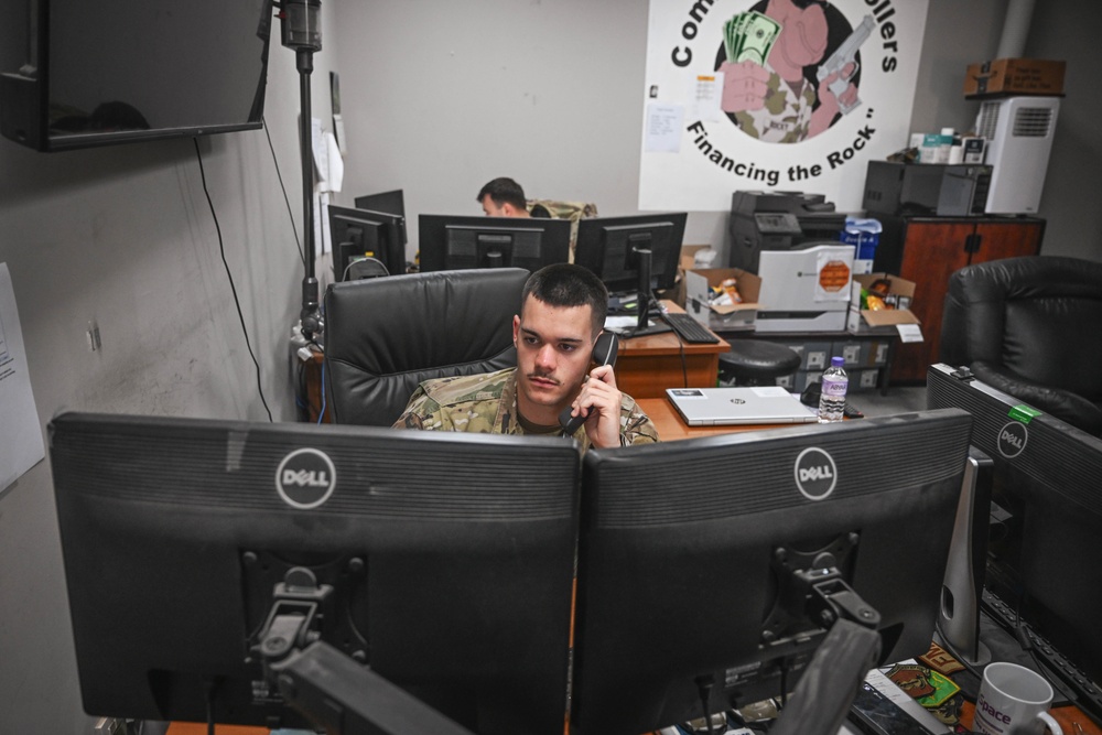 386th AEW Financial Management flight makes money moves