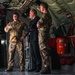 Roman Catholic Bishop tours a KC-135 Stratotanker
