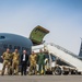 Roman Catholic Bishop tours a KC-135 Stratotanker