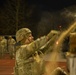 Soldiers complete the expert physical fitness assessment during Europe's 2025 Best Leader Competition