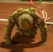 Soldiers complete the expert physical fitness assessment during Europe's 2025 Best Leader Competition