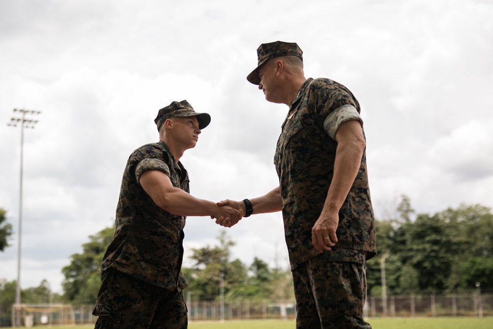Valiant Mark 25: I MEF CG Recognizes MRF-SEA Marines