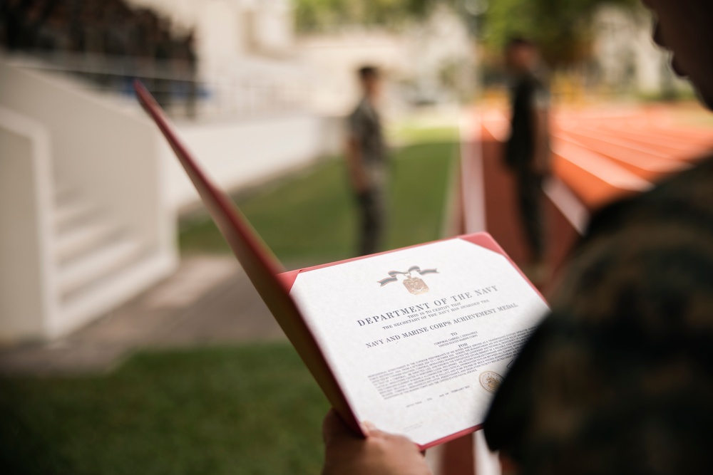 Valiant Mark 25: I MEF CG Recognizes MRF-SEA Marines