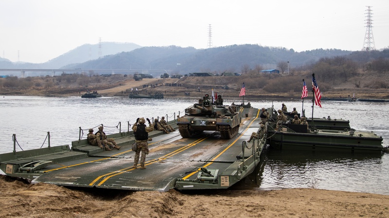 U.S. and ROK Soldiers Forge Stronger Ties in Joint Wet Gap Training