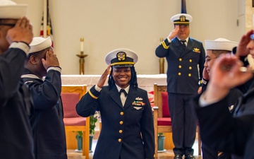 Ensign Tatayna Marshall's Commissioning Ceremony