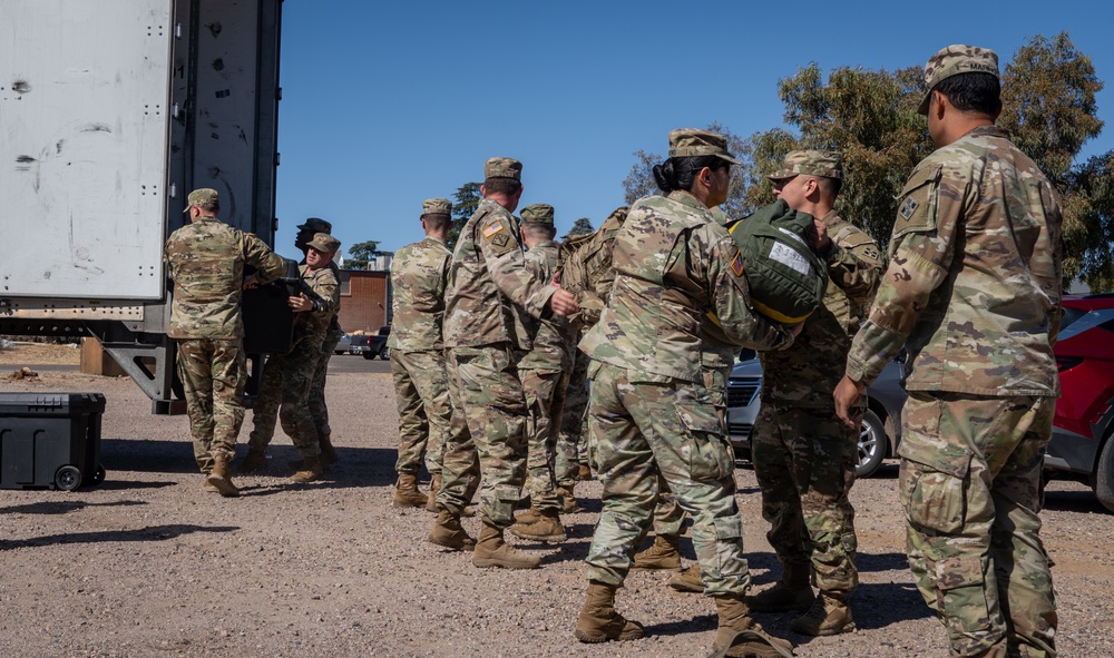 Fort Carson Soldiers arrive to Fort Huachuca to support southern border mission