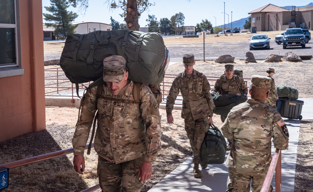 Fort Carson Soldiers arrive to Fort Huachuca to support southern border mission
