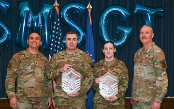 Senior leaders recognize E-8 promotions