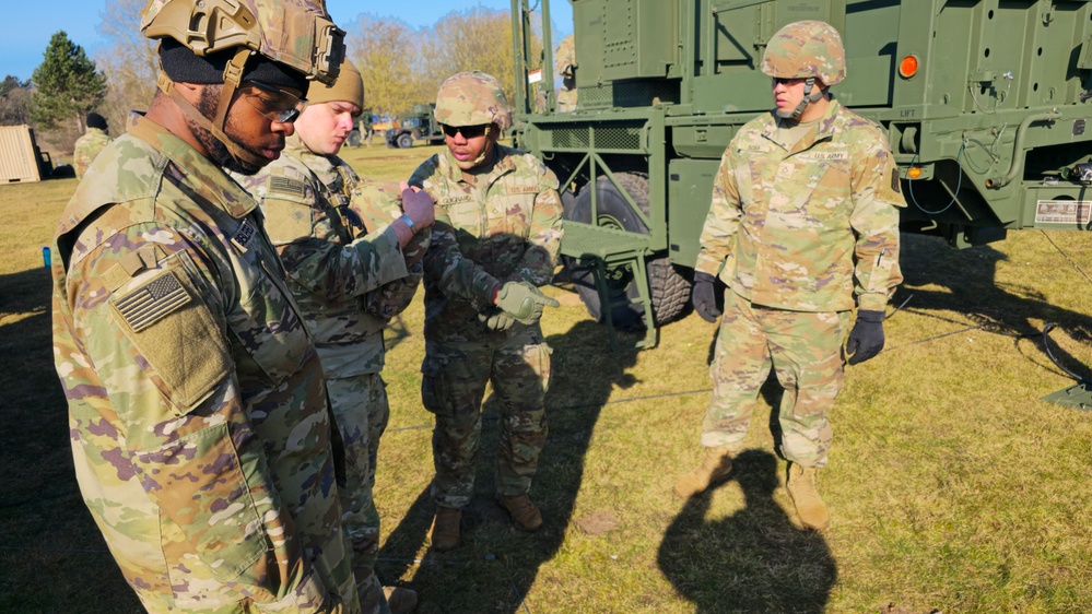 Bravo Battery 1st Battalion, 57th Air Defense Artillery Regiment M3P Range Training