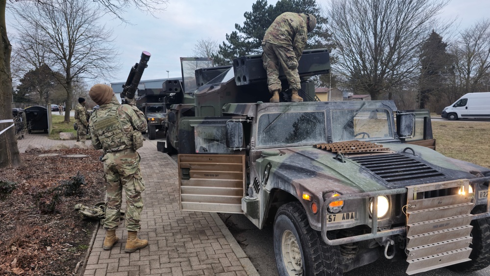 Bravo Battery 1st Battalion, 57th Air Defense Artillery Regiment M3P Range Training