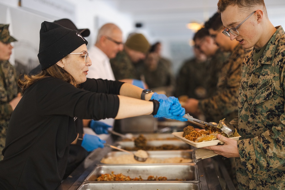 Exercise Joint Viking 25: Armed Forces Entertainment Serves Chow to Deployed Marines