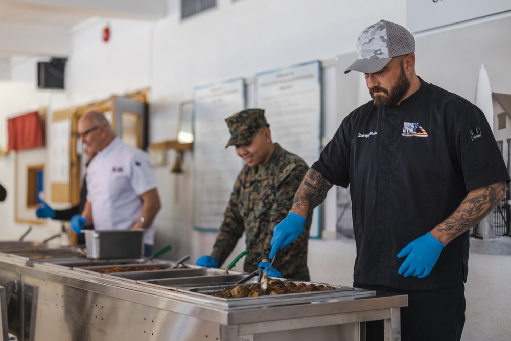 Exercise Joint Viking 25: Armed Forces Entertainment Serves Chow to Deployed Marines