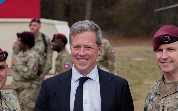 Secretary of the Army visits The 82nd Airborne Division