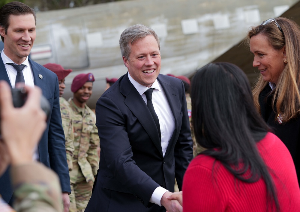 Secretary of the Army visits The 82nd Airborne Division