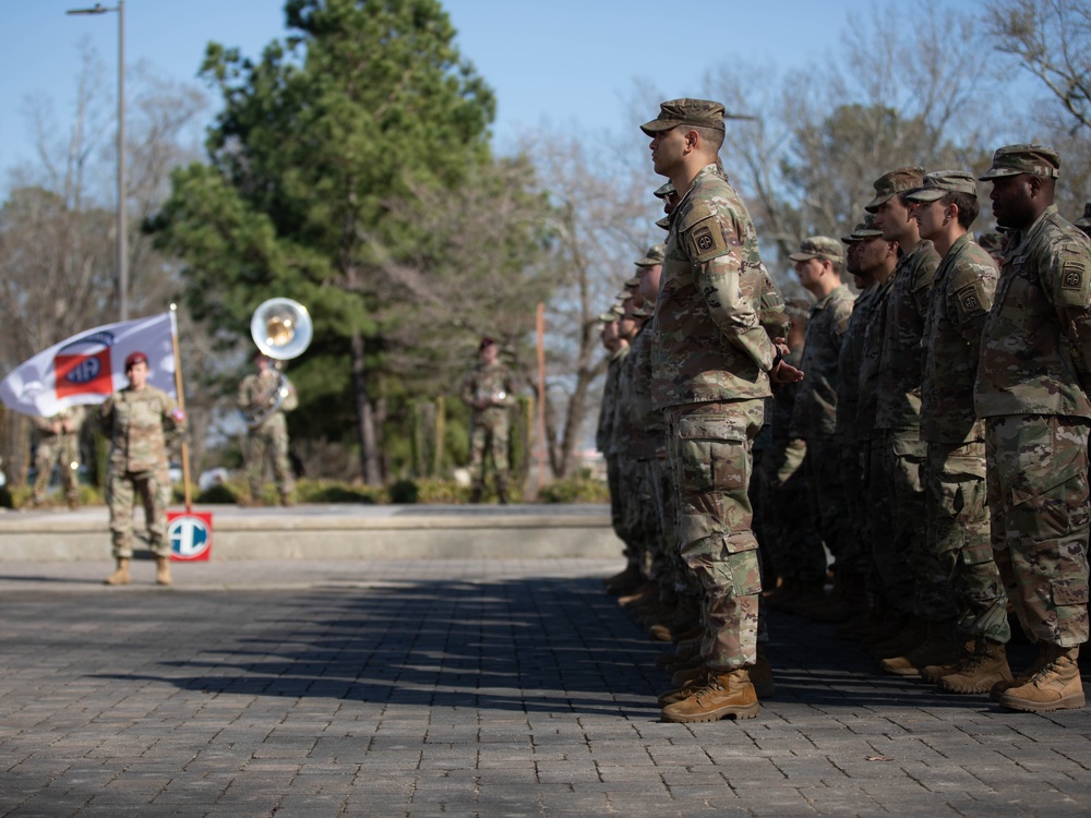 March 12 Beret Donning Cermony