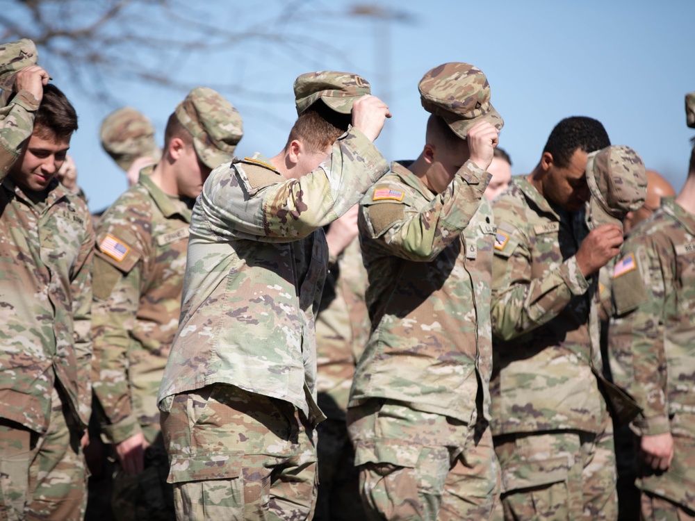 March 12 Beret Donning