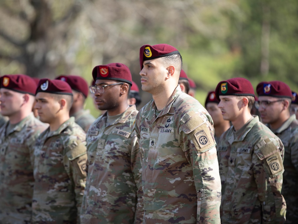 March 12 Beret Donning
