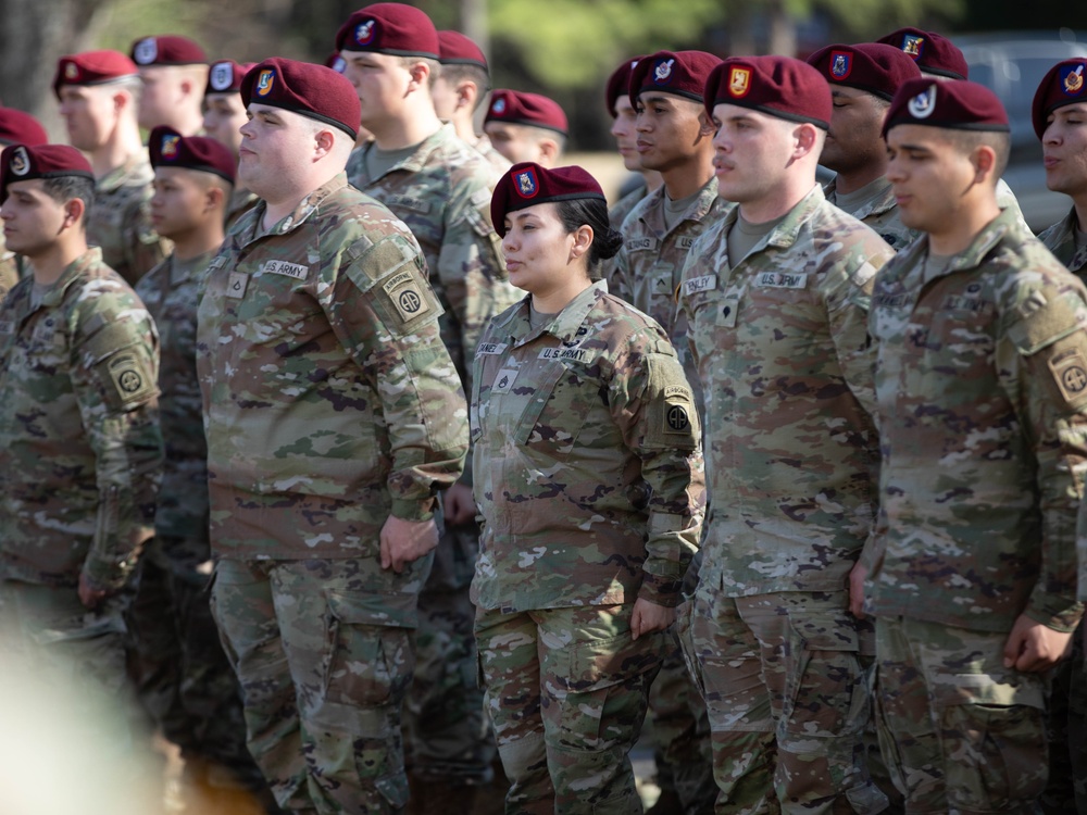 March 12 Beret Donning