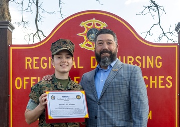 2nd MLG: 2024 GEICO Military Service Award Winner, Sgt. Malika Haines