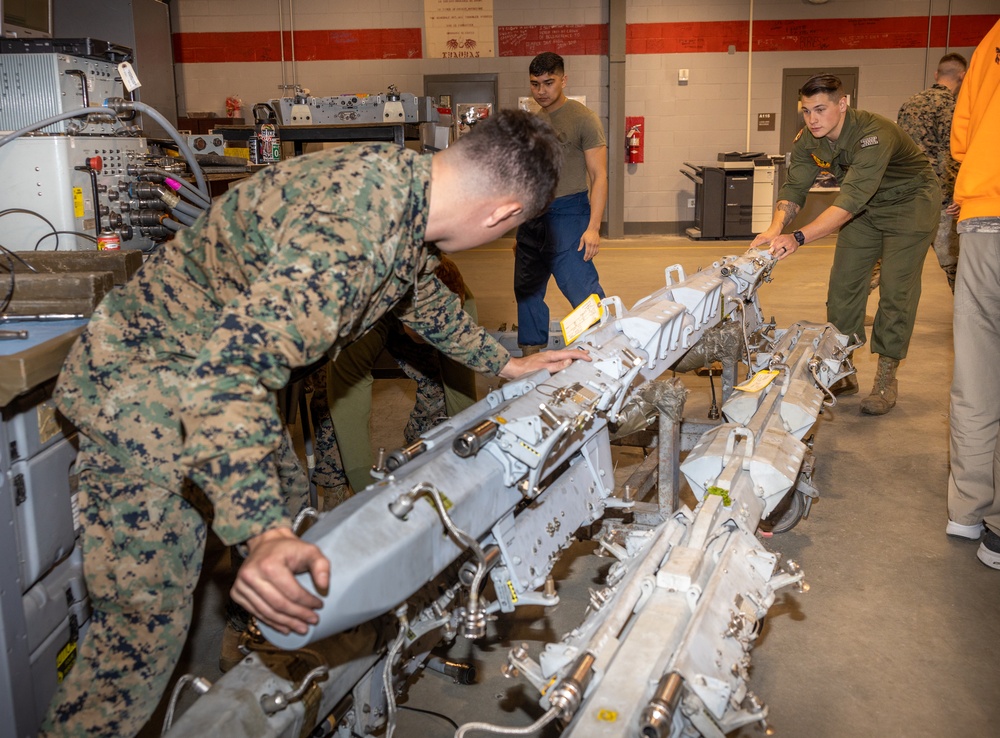 MALS-31 bomb rack maintenance