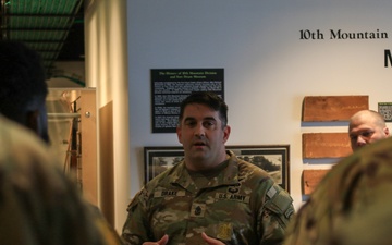 D Troop Soldiers Honor NCO Heritage at Fort Drum Museum