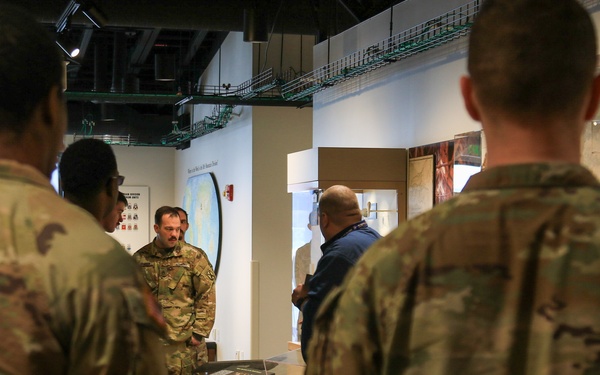 D Troop Soldiers Honor NCO Heritage at Fort Drum Museum