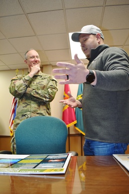 Senior Commander Offers Help as BGAD  Shapes Future Operations