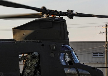 101st Combat Aviation Brigade Soldiers Conduct Operational Assessment of Developmental Helicopter