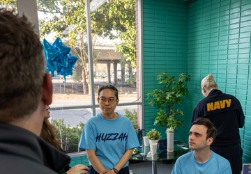 Recruiters meet members of the YMCA